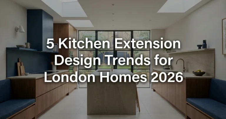 Kitchen Extension Trends London 2026: The Essential Designer's Guide for Homeowners